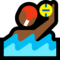 Person Playing Water Polo - Medium Black emoji on Microsoft